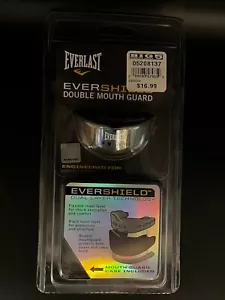 Everlast Evershield Double Mouthguard black 1400004 Dual Layer Technology New - Picture 1 of 1