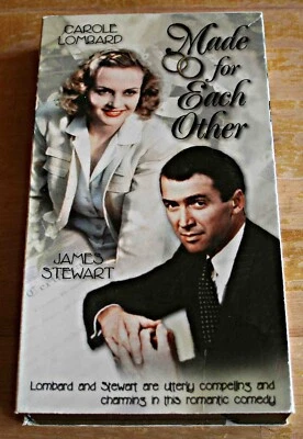 Made For Each Other, 1939 (VHS) James Stewart, Carole Lombard, Louise Beavers Foto 1 de 4