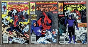 Amazing Spider-Man #320 321 322,Newsstand Editions, Assassin Nation Plot, VF/NM - Picture 1 of 19