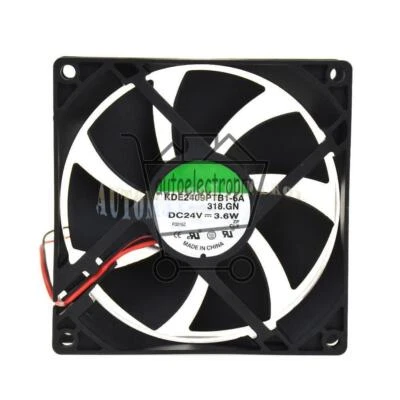 For Sunon KDE2409PTB1-6A 90*90*25mm DC24V 3.6W Inverter Cooling Fan 2Pin~ - Image 1 of 4