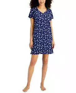 Charter Club Women’s Cotton Printed Sleep Shirt Nightgown, Size XLarge - Picture 1 of 1