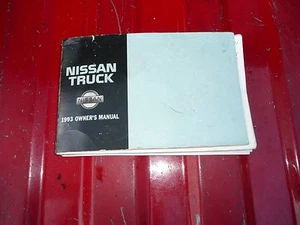 NISSAN TRUCK 93 OWNERS MANUAL Used - Picture 1 of 2