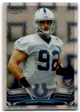 2013 Topps Chrome Refractors Bjoern Werner Football Cards #47
