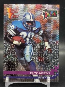 Barry Sanders 1992 Wild Card Stat Smashers Foil Detroit Lions SS-1 - Picture 1 of 2