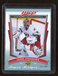 2007-08 Upper Deck MVP Super Script #135 John Grahame 11/25 *S4922