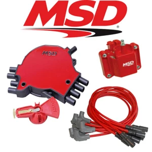 MSD Ignition Tuneup Kit - 1992-94 Corvette C4 5.7L LT1 Cap/Rotor/Coil/Wires - Picture 1 of 1