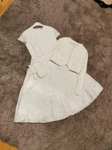 Kleid Kommunion Hochzeit Bian Corella mit Bolero & Tasche Gr. 146 - Bild 1 von 9