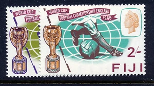 FIJI 1966 WORLD CUP SG349/350 BLOCKS OF 4 MNH - Picture 1 of 1