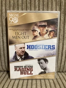Eight Men Out/ Hoosiers/ Raging Bull DVD MGM 90 Anniversary Triple Feature DVD - Picture 1 of 2