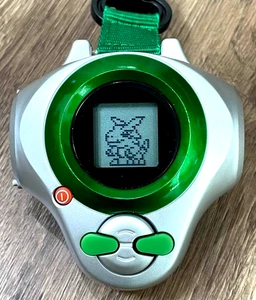 Bandai Digimon Tamers Digivice D-arc Ver.1.5 Silver Green Vpets Japan Tested - Picture 1 of 13