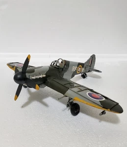 WWII RAF Spitfire Metal Model Airplane Fighter Plane esposizione da collezione - Foto 1 di 13