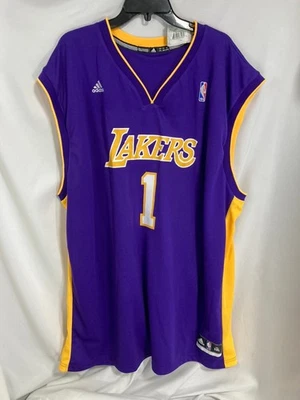 Adidas Los Angeles Lakers Custom Cartwright #1 Jersey Men’s 3X Large NBA - Image 1 of 4