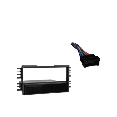 Fits Hyundai Tiburon 03-08 Single DIN Stereo Harness Radio Install Dash Kit - Image 1 of 3