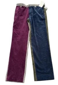 NEU Brooks Brothers Herren Clark Colorblock Cordhose Größe 34x32 KOSTENLOSER Versand - Bild 1 von 2