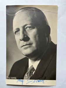 Autograph AUGUST SEIDER (†1989)-Opera Singer Germany-Leipziger Oper-signed AK - Picture 1 of 2