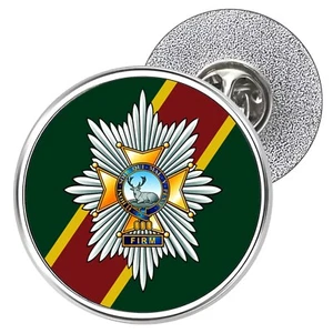 Worcestershire & Sherwood Foresters Regiment Metal Lapel Pin Badge 25mm - Picture 1 of 2