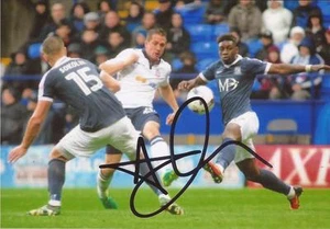 BOLTON: ANDREW TAYLOR SIGNED 6x4 ACTION PHOTO+COA - Picture 1 of 1