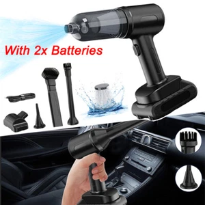 Vacuum Cleaner High Power, Upgraded 60W Wet & Dry Handheld Car Vacuum Cleaner - Picture 1 of 18