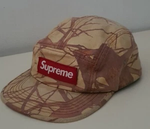 FW12 Supreme Tree Camo camp cap vintage hat from 2012 red box logo Very Rare - Picture 1 of 10