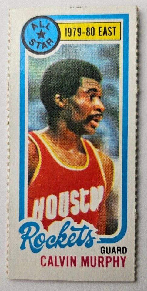 1980-81 Topps Single Separated Panel #17 CALVIN MURPHY All-Star Rockets (B) - Image 1 of 2