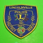 LINCOLNVILLE SOUTH CAROLINA  SC  EST. 1889  4 1/2" POLICE PATCH  FREE SHIPPING!!