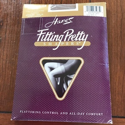 Hanes VINTAGE FittingPretty Shapers Queen 3X Transparente Apenas Hay Estilo 735 Control Foto 1 de 4