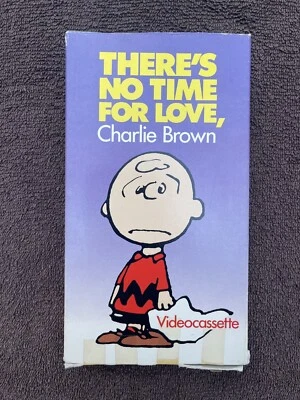 THERE'S NO TIME FOR LOVE, CHARLIE BROWN (VHS, 1991) 1973 Special ~ Snoopy - Image 1 of 2