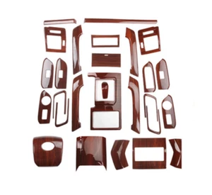 Para Toyota Prado FJ150 3.5&4.0 2010-17 Kit Interior Madera Brillante Grano Cubierta Tapicería - Imagen 1 de 6