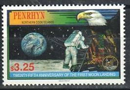 Penrhyn Stamp 441  - First Moon Landing, 25th anniversary - Image 1 of 1