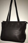 i-Santi brown pebbled leather w/silvertoned hardware tote style shoulder bag