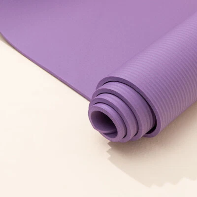 Estera de yoga de 15 mm de grosor 61x185 cm para gimnasio ejercicio fitness pilates entrenamiento estera antideslizante Foto 1 de 4