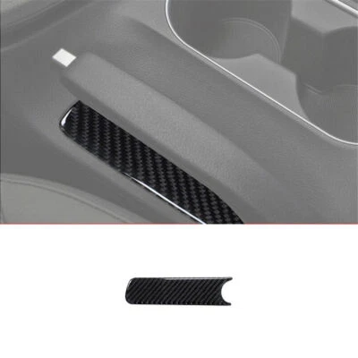 Cubierta interior de freno de mano inferior de fibra de carbono para Hyundai Elantra 2016-2018 Foto 1 de 4