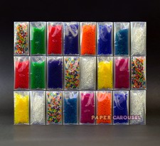 24 Bags (3-4grams/Bag) Water Jelly Crystal Soil Mud Beads & Orbeez Refill Balls