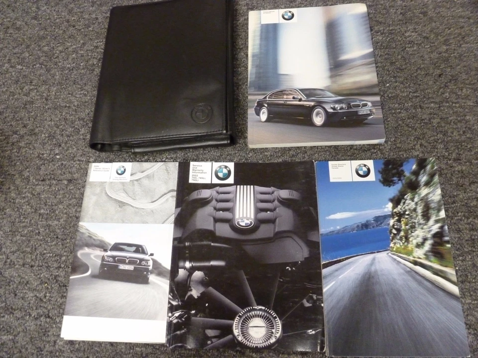 2003 BMW 7 Series 745i 745Li 760Li Sedan Owner Manual User Guide Book 4.4L 6.0L - Imagem 1 de 1