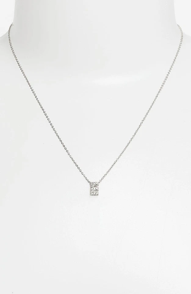 Collar colgante inicial "E" para mujer Nadri 301166 en caja Foto 1 de 1