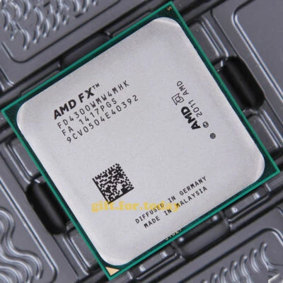 AMD FX-Series FX-4300 3.6 GHz CPU Quad-Core FD4300WMW4MHK Processor Socket AM3+ - Image 1 of 4