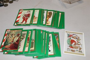 SANTA CLAUS AROUND THE WORLD TRADING CARD SET OF 72 1995