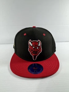 Ebbets Field Mexico Diablos EFF DNA Black/Red Fitted Hat Size 7 1/2 - NWT - Picture 1 of 7