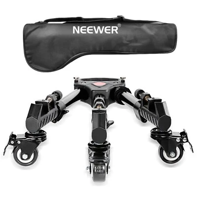 Neewer Professional Adjustable Tripod Dolly Aluminum Alloy 400mm - Extendable - image 1 of 4