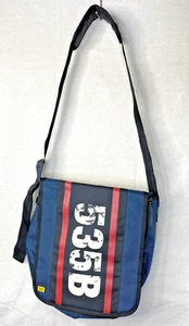 CAT Caterpillar 535B Vertical Messenger Bag Sling Shoulder Briefcase Soft HTF - Picture 1 of 12