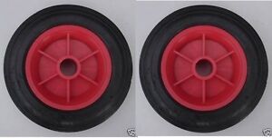 Sack Truck Wheel 7.5" (Made In U.K) Replacement Wheel Solid Tyre ( Pack Of 2 )