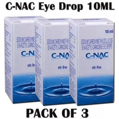 C NAC 3 X C-NAC Eye Drops BrightC Clarity, Carnosine NAC, Eye Care 10ml FREE SHIPPING