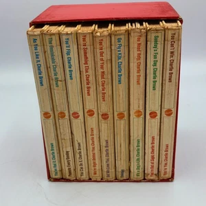 Vintage 1968 The World of Charlie Brown Book Set Mattel Peanuts Snoopy Schulz - Picture 1 of 16