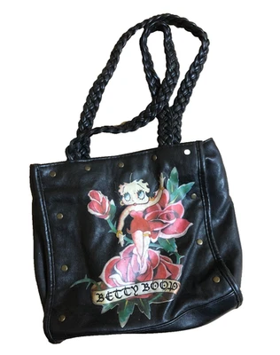 2006 Betty Boop 9x8x2.5 in. Faux Leather Exterior Handbags ** - Image 1 of 4