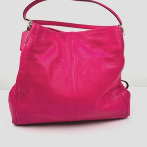 Bolso de Hombro COACH Madison Phoebe Cuero Caído Rosa Caliente - Artículo Nuevo sin Etiquetas - Imagen 1 de 11
