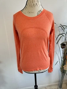Lululemon Swiftly Tech LS 2.0 Race Talla 10 Solar Naranja Sunny Coral - Imagen 1 de 9