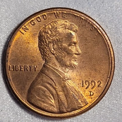 1992 Lincoln Penny DDO & DDR - Image 1 of 4