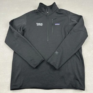 Patagonia Pullover Mens XL R1 Fleece Grid Zip Sweater Samuel Adams Beer Sweater - Picture 1 of 9