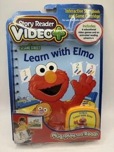 Story Reader Video + Elmo Sesame Street Interactive Storybook Game Cartridge New - Picture 1 of 3