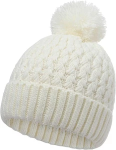Winter Hat for Kids Children, Girls Beanie with Pom Pom - Picture 1 of 7